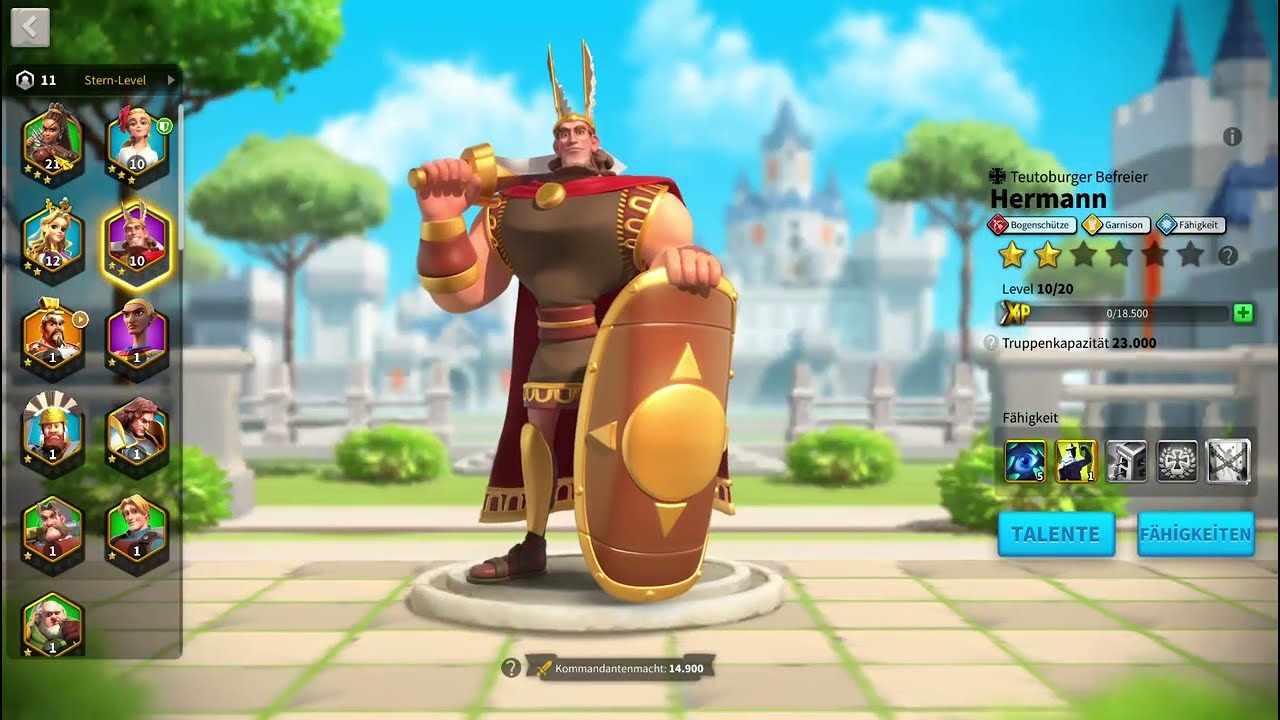 Rise of Kingdoms Eisenhand Baulur lvl 5 - Barbarian Lager