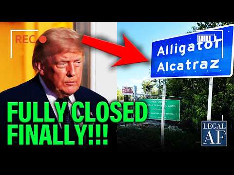 Video Trump FINALLY FOLDS and Alligator Alcatraz is FULLY CLOSED!!!