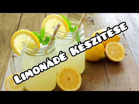 Videó: Hogyan Készítsünk Limonádét - Egy új íz és Aroma Titkai