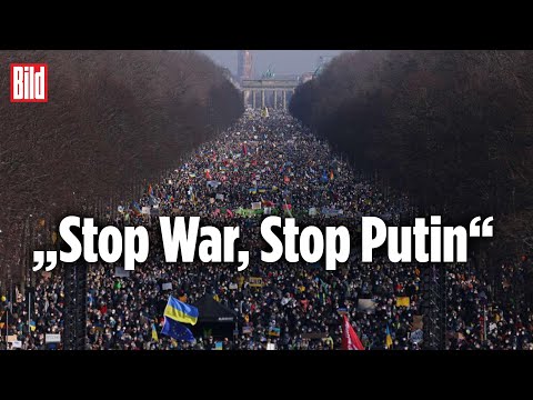 Ukraine-Krieg: Hunderttausende gegen