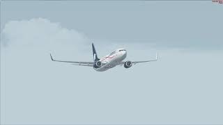 Fsx, Aeromexico B738 Departure From Mexico City Intl. Airport Vatsim Fsfx Chaseplane
