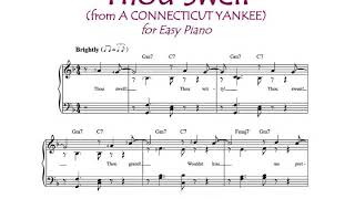 "Thou Swell" for Easy Piano