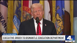 CA leaders react to Trump's executive order to dismantle Education Department