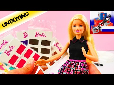 Набор Барби Mix 'N Color Barbie Doll с куклой | Цветной микс | Распаковка