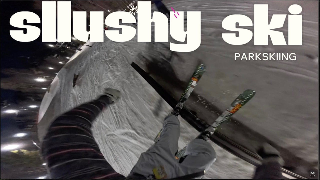 Skiing in 62 degrees slush *POV