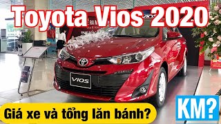 Giá xe và tổng lăn bánh Toyota Vios 2020 khi giảm 50% thuế ?