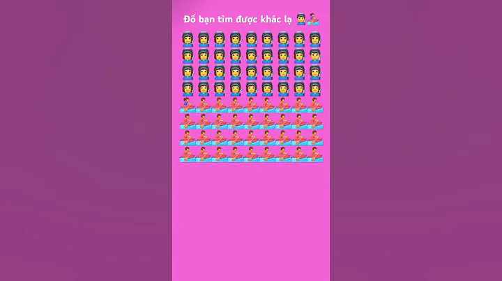 Đố bạn tìm được khác lạ 👨‍🏭🚣‍♀️#funny #shortsvideo