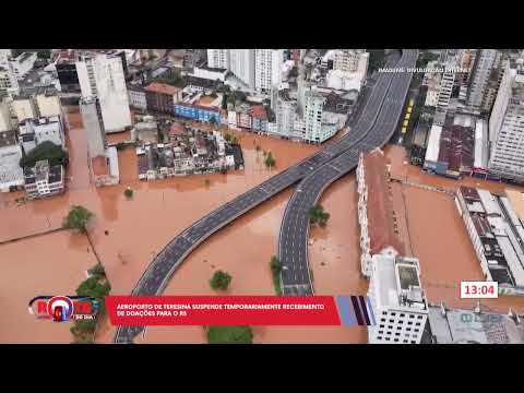 Aeroporto de Teresina suspende recebimento de doações para o RS (10 05 24)