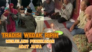 Harus Tengah Malam Ritual Tradisi Wedak Ripih Menjelang Pernikahan Adat Jawa #traditionalwedding