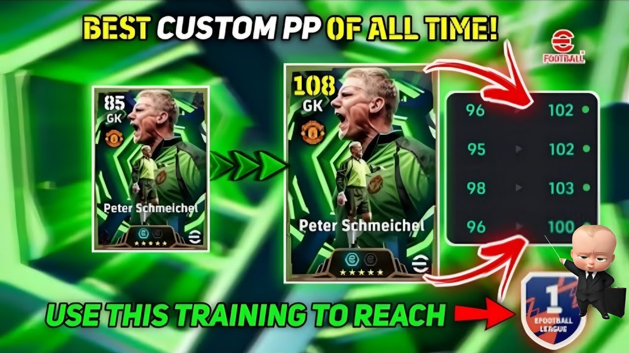 Don't Training Wrong! ❌ Peter Schmeichel 107 Rated Best Training Guide In eFootball 2026 ☑️💥