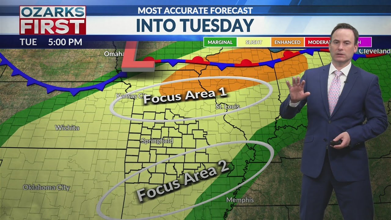 Warmth and spring storms, spring cold snap follows