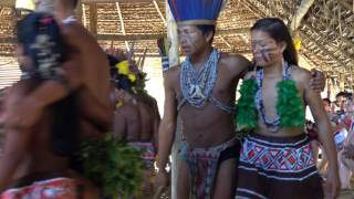 Amazon Tribe Dancing To Give Thanks For Food And Life, Pt 2 Amazon Tribe Dancing To Give Thanks For Food And Life, Pt 2