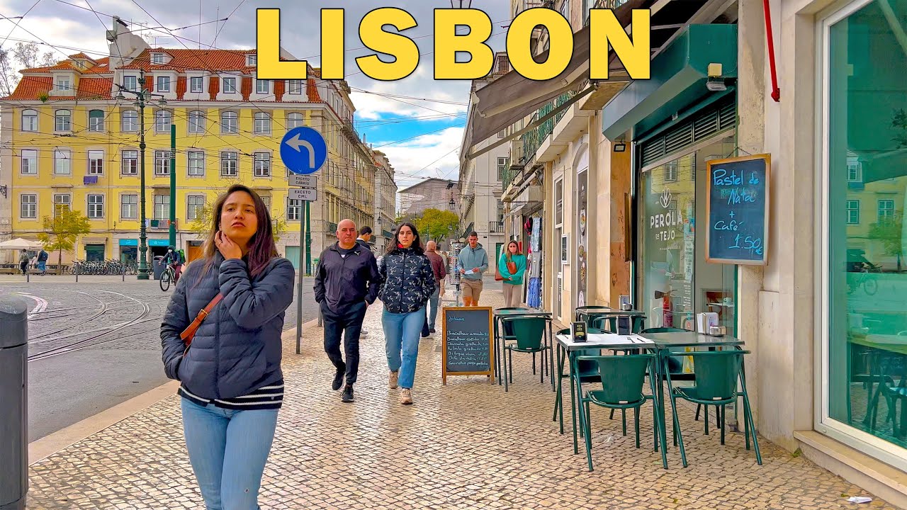 ЛИССАБОН 🇵🇹 Португалия 4K — Атмосферная прогулка по Старому городу 🚶‍♂️