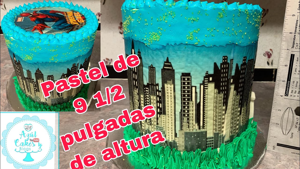 Pastel Alto de más de 9 pulgadas 2 en 1