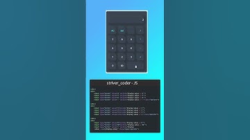 #striver_coder|GUI Calculator Using javascript| Source Code first comment