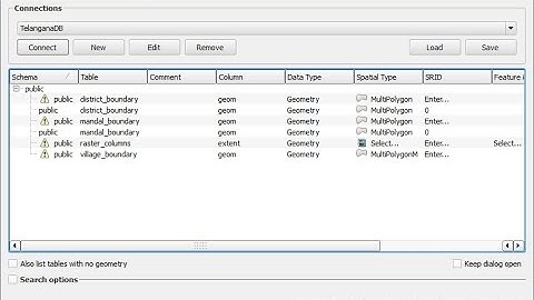 GeoServer - QGIS - Connect to PostGIS Database using QGIS and Visualize layers