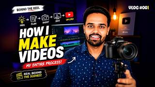 How I Make Videos 🥰 | Behind the Reel | Vlog #001 | Abishek's Imaginations