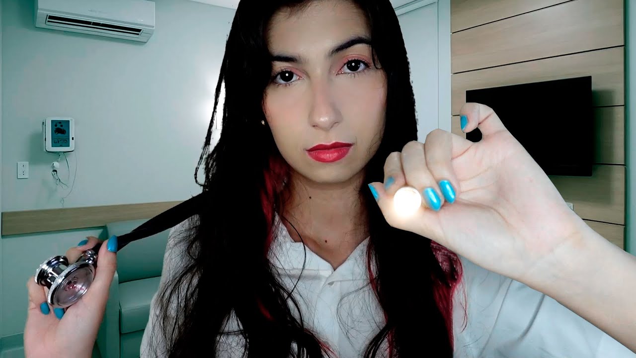ASMR Paciente no hospital recuperando a memória | Roleplay Médica