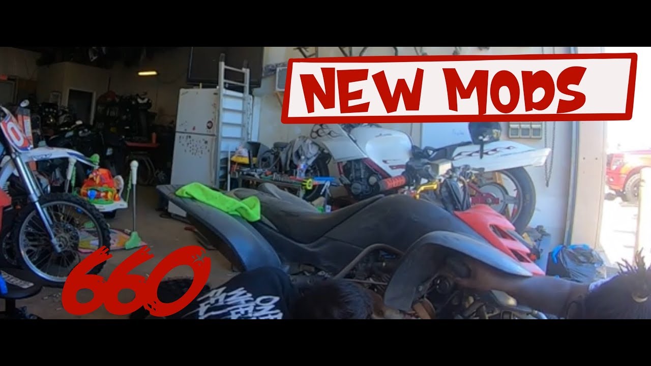 New Mods On My Raptor 660 *Bad News - YouTube