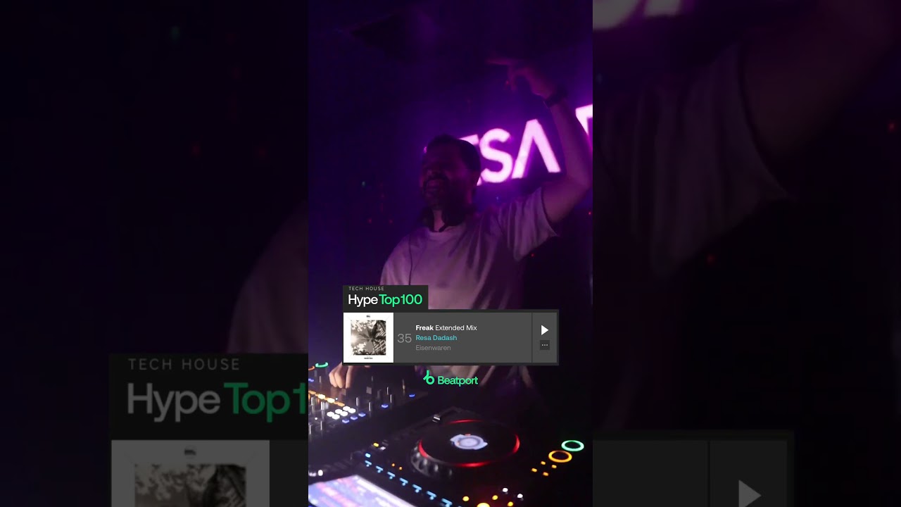 Peaked on Beatport Tech House Hype Charts with “Freak” 🫶🏻 