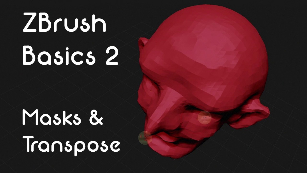 how to fide mask in zbrush