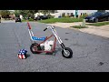 Vintage manco stars and stripes chopper mini bike by johnc 8092022