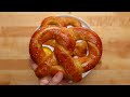 Homemade soft pretzels