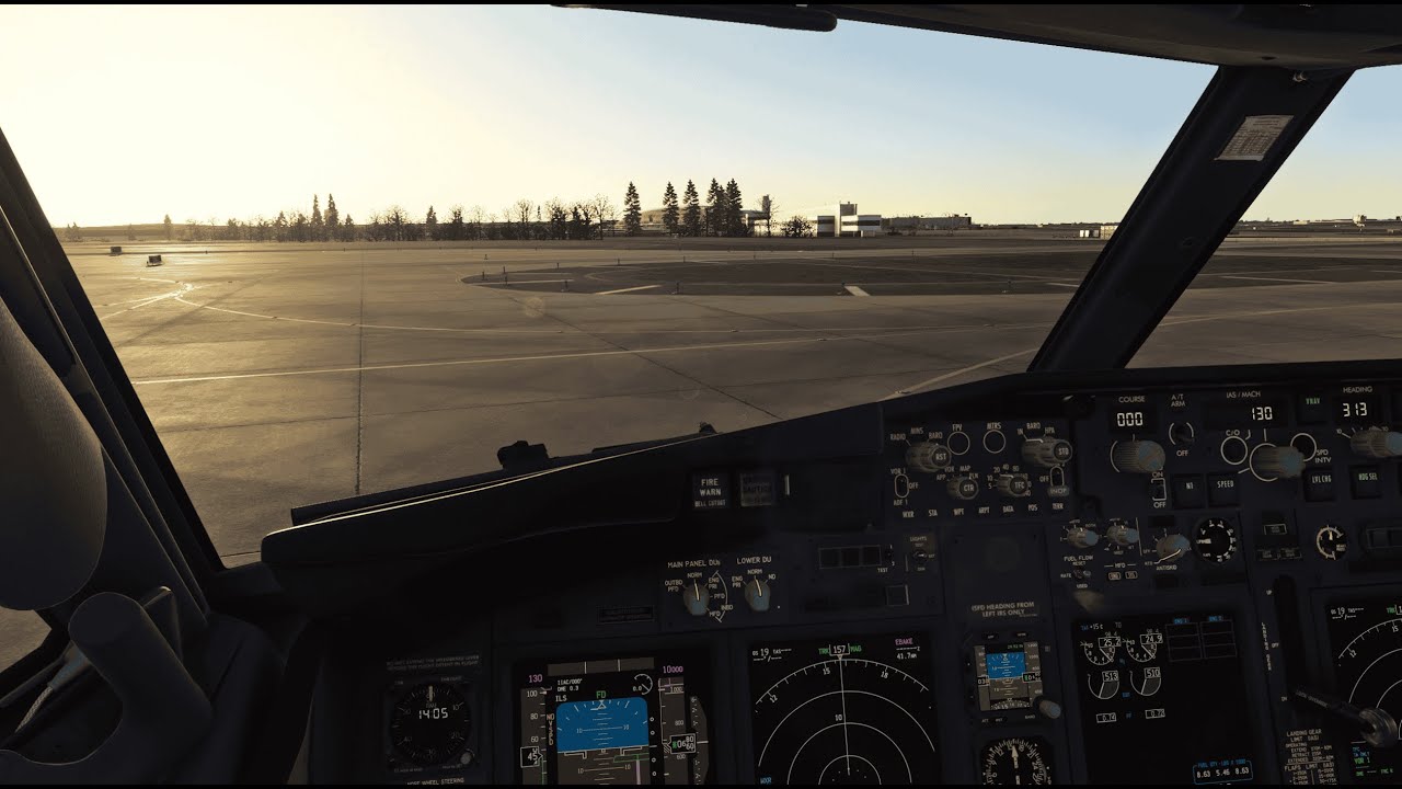 REAL or SIM ✈️  | Boeing 737 Takeoff in Perfect Weather | 4K60FPS Ultra Graphics