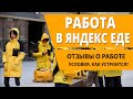 Работа курьером в Яндекс Еда Москва. Отзывы о работе-условия