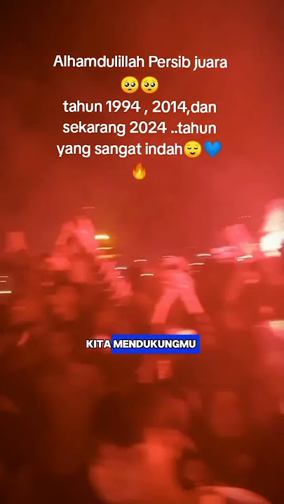 Alhamdulillah juara😌🥺💙#persib #persibday #persibjuara #orangsunda #bobotoh #jawabarat