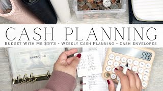 Budget With Me $573 | Weekly Cash Planning | How I Figure Out the Money Going Into My Envelopes