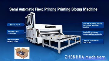 YSF C Chain Feeder Printing Rotary Die Cutter Slotter Production Testing Packing