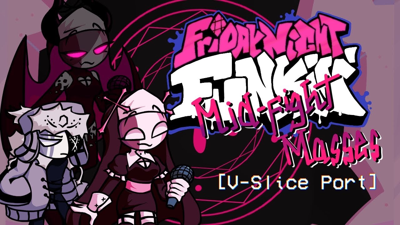 🍨FNF MOD🍨 MID-FIGHT MASSES FRIDAY NIGHT FUNKIN' MOBILE [V-SLICE PORT] (IGUAL AL DE PC)📁✅😎