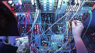Live modular synth patching and performance. Techno? Ambient?