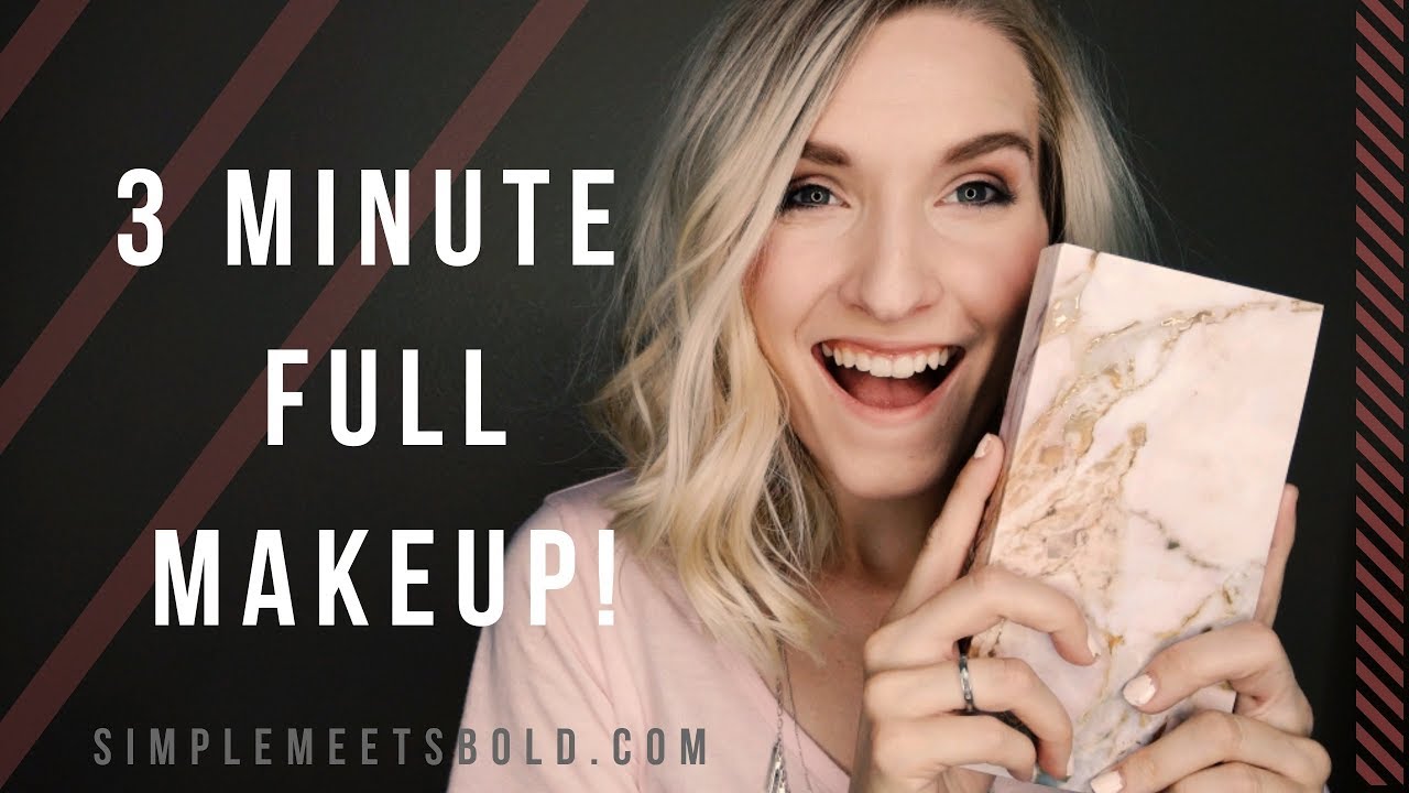 FULL MAKEUP IN 3 MINUTES! Easy Maskcara tutorial