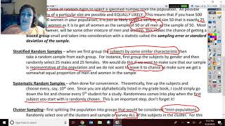 AP Review Unit 3: Sampling Methods and Experimental Design VIDEO
