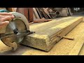 Ingenious Woodworking Skill Of Young Worker, Modern Woodworking Machines Work Extreme Fast Ever Seen