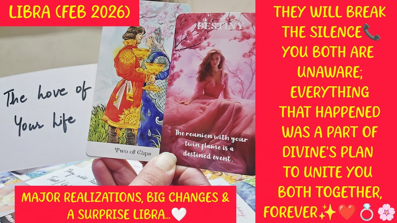 LIBRA! "A FINAL DECISION~ THIS IS THE DESTINED DIVINE UNION LIBRA..❤️😲💍" FEB LOVE READING
