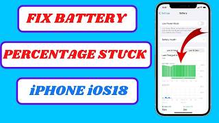 How to Fix Battery Percentage Stuck on iPhone | iPhone Battery Percentage Not Changing Fix