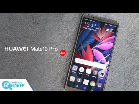 วีดีโอ: Huawei Mate 10: รีวิวและสเปกเรือธง 4 กล้อง