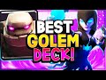 TOP LADDER with BEST GOLEM DECK in CLASH ROYALE RIGHT NOW!