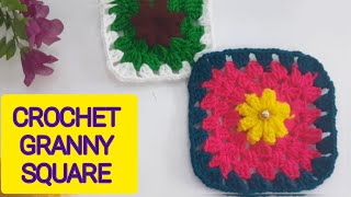 Crochet Granny Square New Design /Amazing  crochet Granny Square making stap by stap