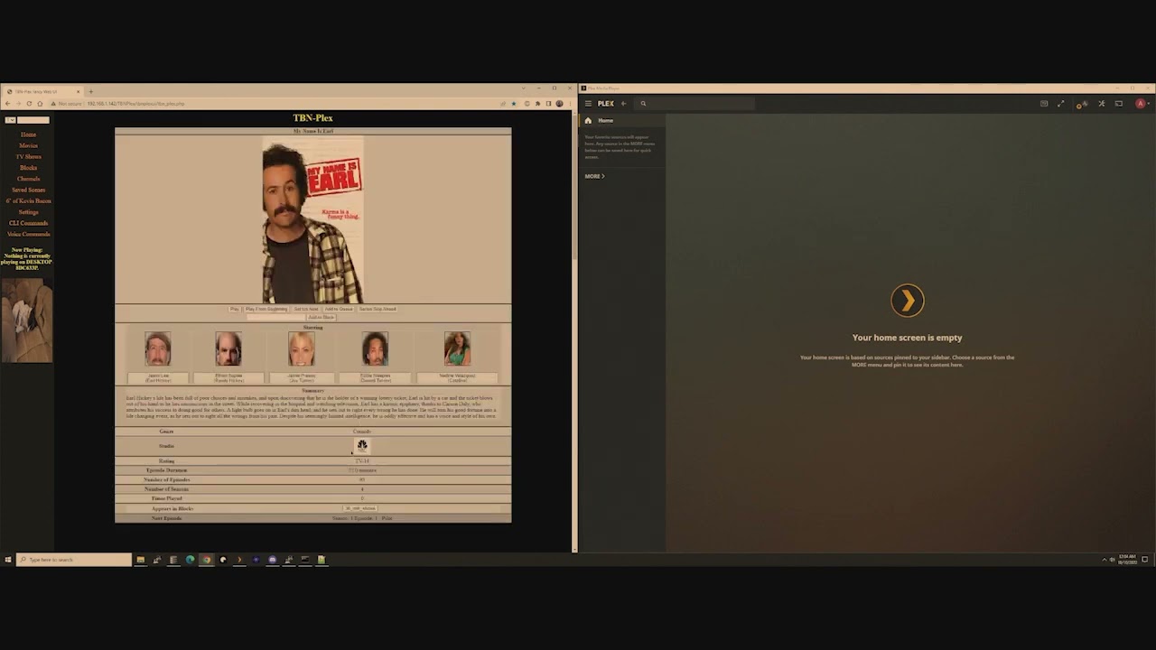TBN-Plex v5 - More Progress on the Web UI