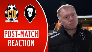 🗣 PAUL SCHOLES | Cambridge United 2-1 Salford City post-match interview