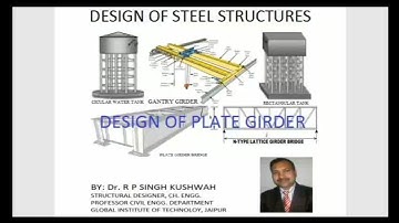 Design of deck type plate girder bridge for railways.