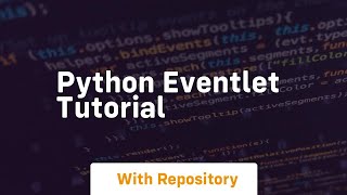 python eventlet tutorial