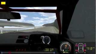 rFactor - Uphill Usui Touge on AE86 (Mouse Driving)