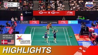 [XD] DENMARK VS MALAYSIA | R16 SINGAPORE OPEN 2024