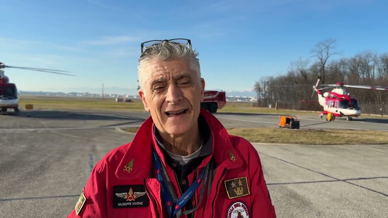 Malpensa, i numeri del Reparto volo dei Vigili del fuoco