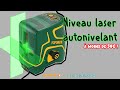 Niveau laser 90° automatique /  autonivelant sur batterie à moins de 50€ (TECCPO / POPOMAN)